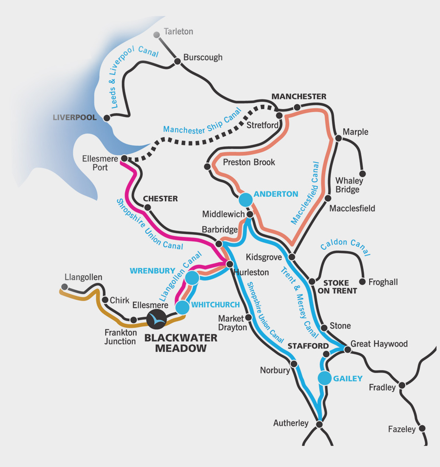 Alvechurch Canal Routes